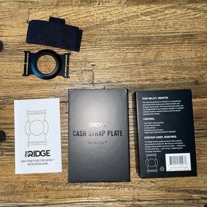 The ridge cash strap plate Air tag